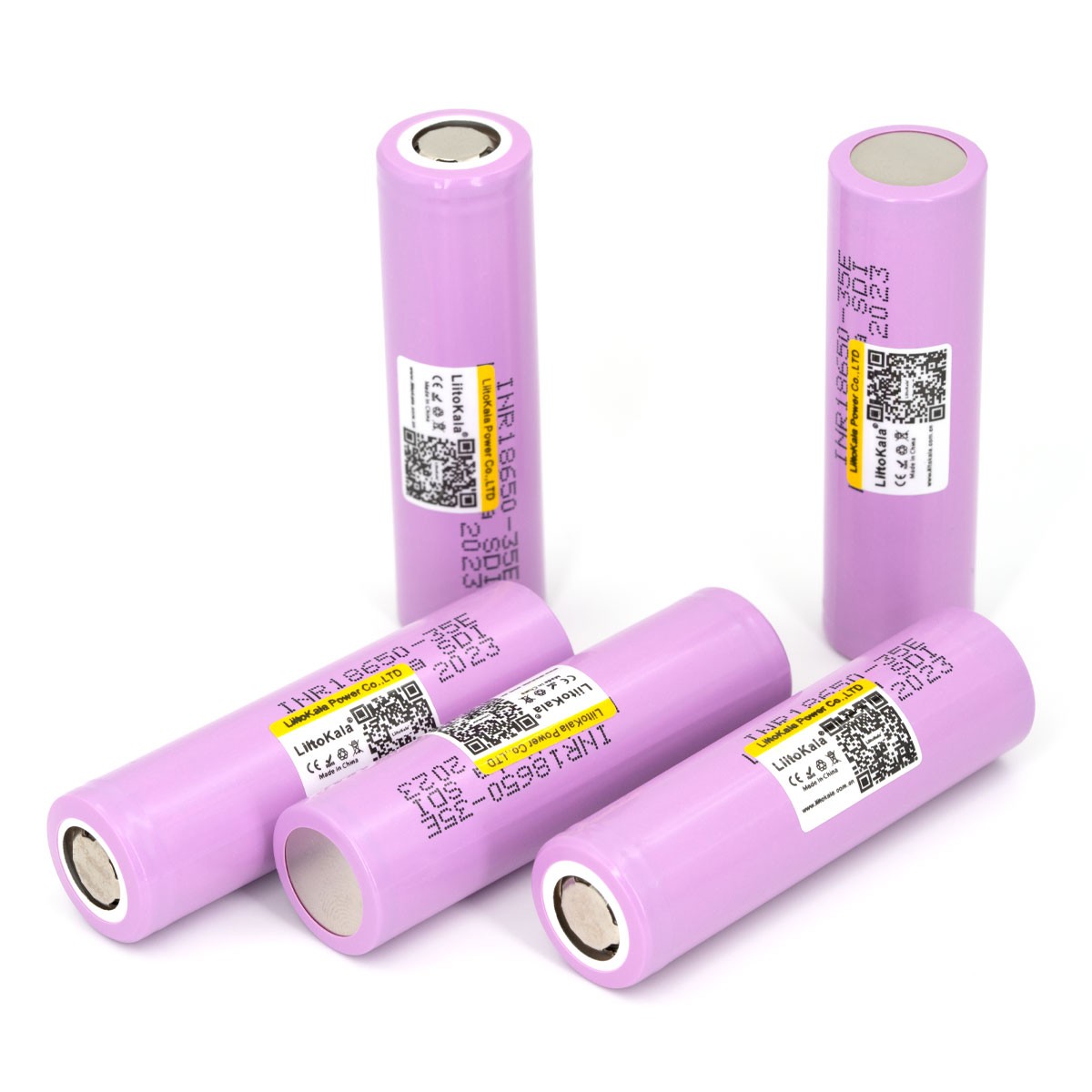 Batteria ricaricabile al litio Li-ion 18650 INR18650-35E 2200MAH 20A